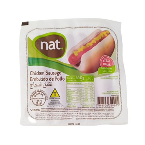 Chicken Sausage Nat 340g